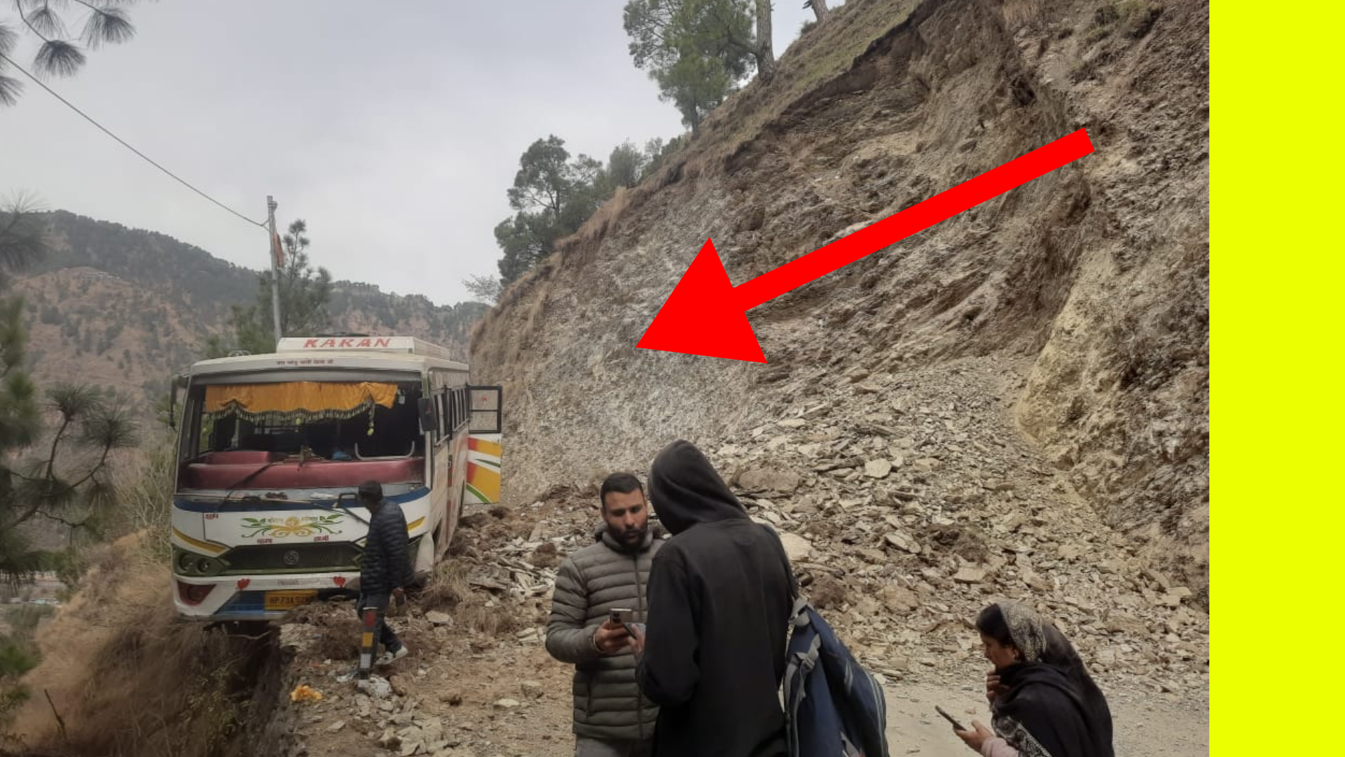 Bus accident on Chamba-Tisa road