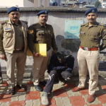 The accused was arrested with 7 grams of chitta during the blockade